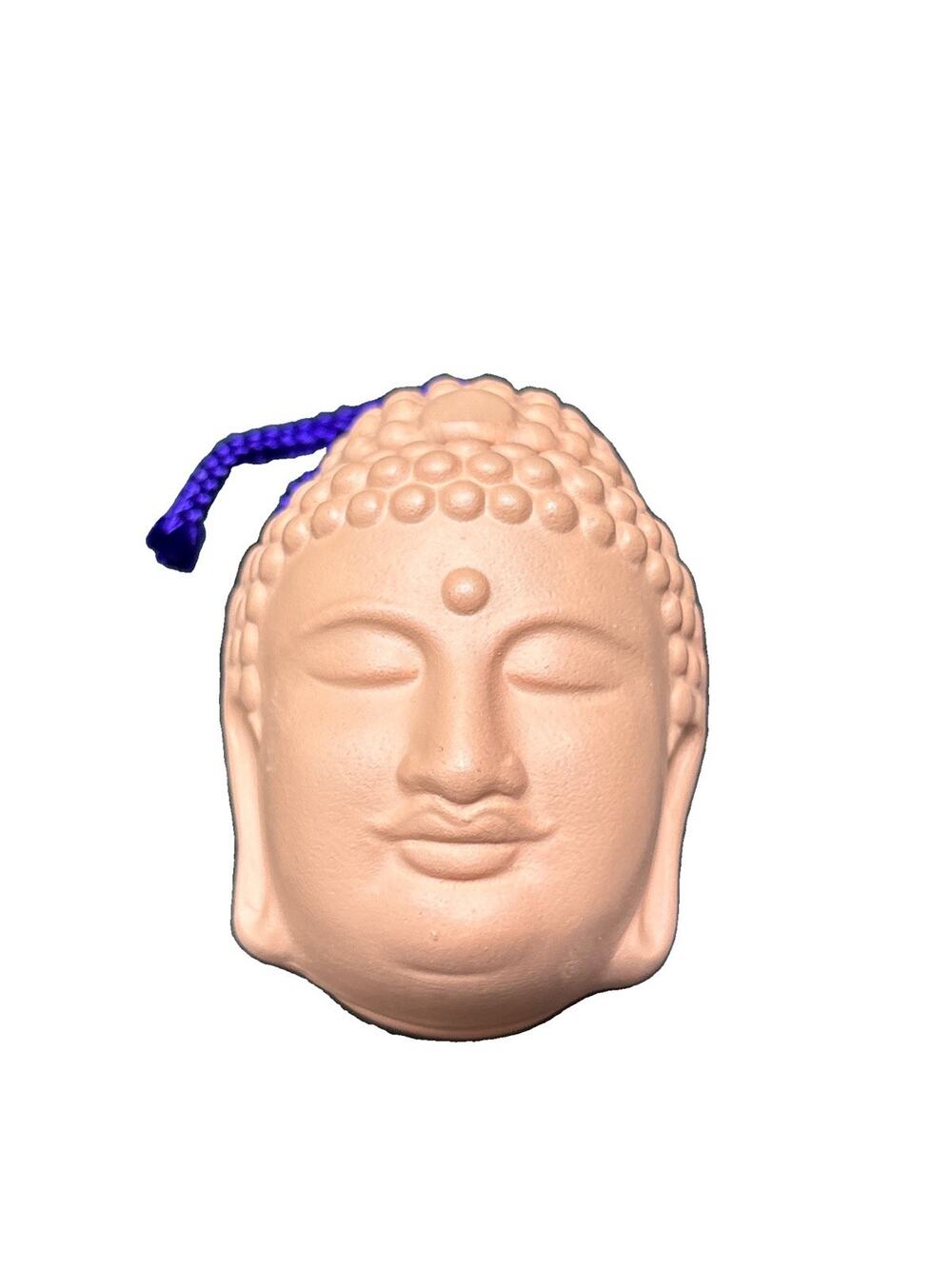 Japan Kamakura Daibutsu Dorei Clay Bell Buddha Lucky Amulet Protection Charm 2”